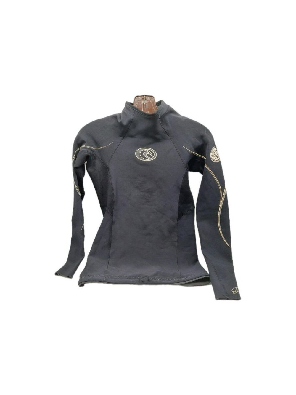 Rip Curl Wet Suites Top Size Small Medium Black Long Sleeve READ Wetsuit